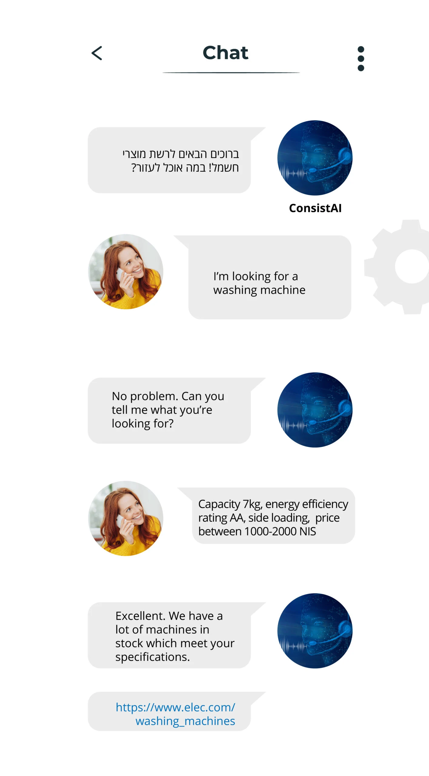 chat bot consist AI